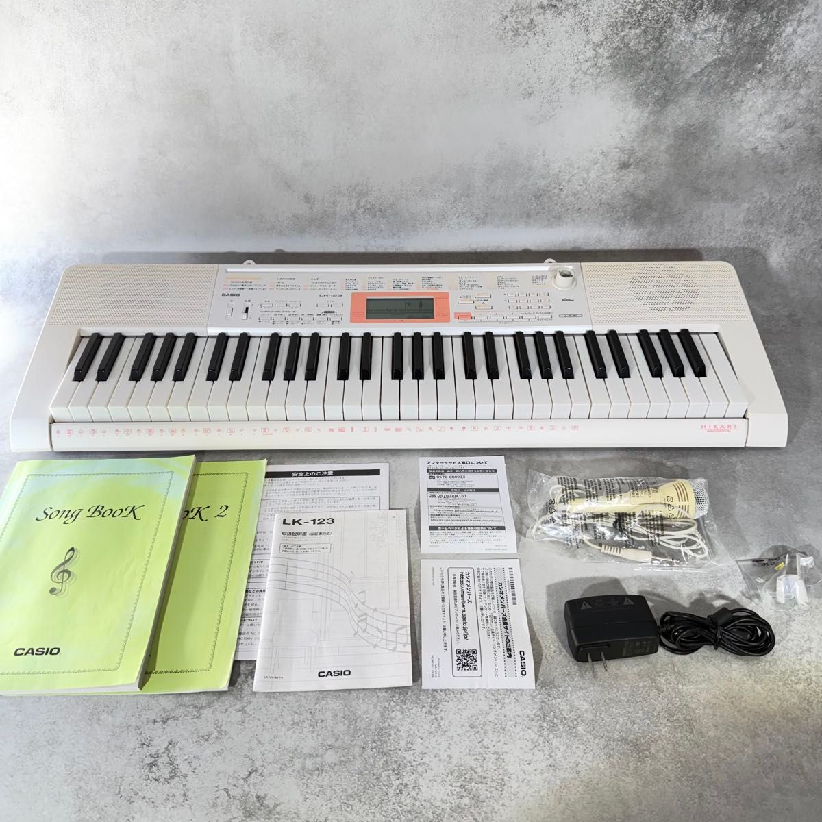 免运费 CASIO 光导航键盘 LK123 附赠多种配件