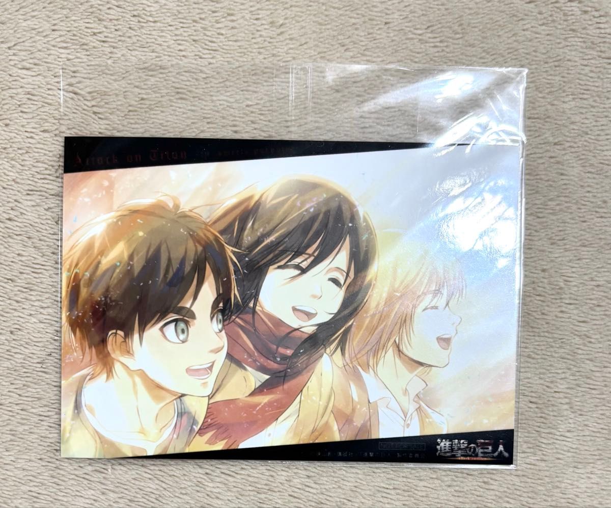 进击的巨人 艾伦 三笠 阿尔敏 幼年 照片卡 特典 非卖品 WIT STUDIO