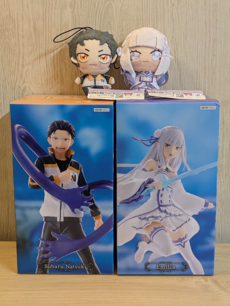 【GIGO限定】Re:从零开始的异世界生活 GiGO限定 手办2件套 菜月·昴 艾米莉娅