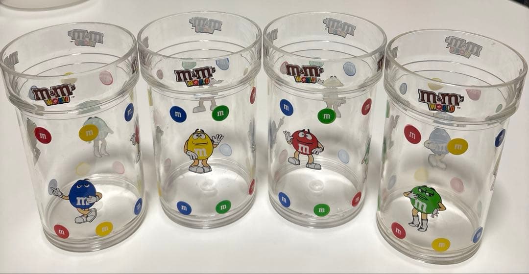 M&M's WORLD 塑料杯 4件套