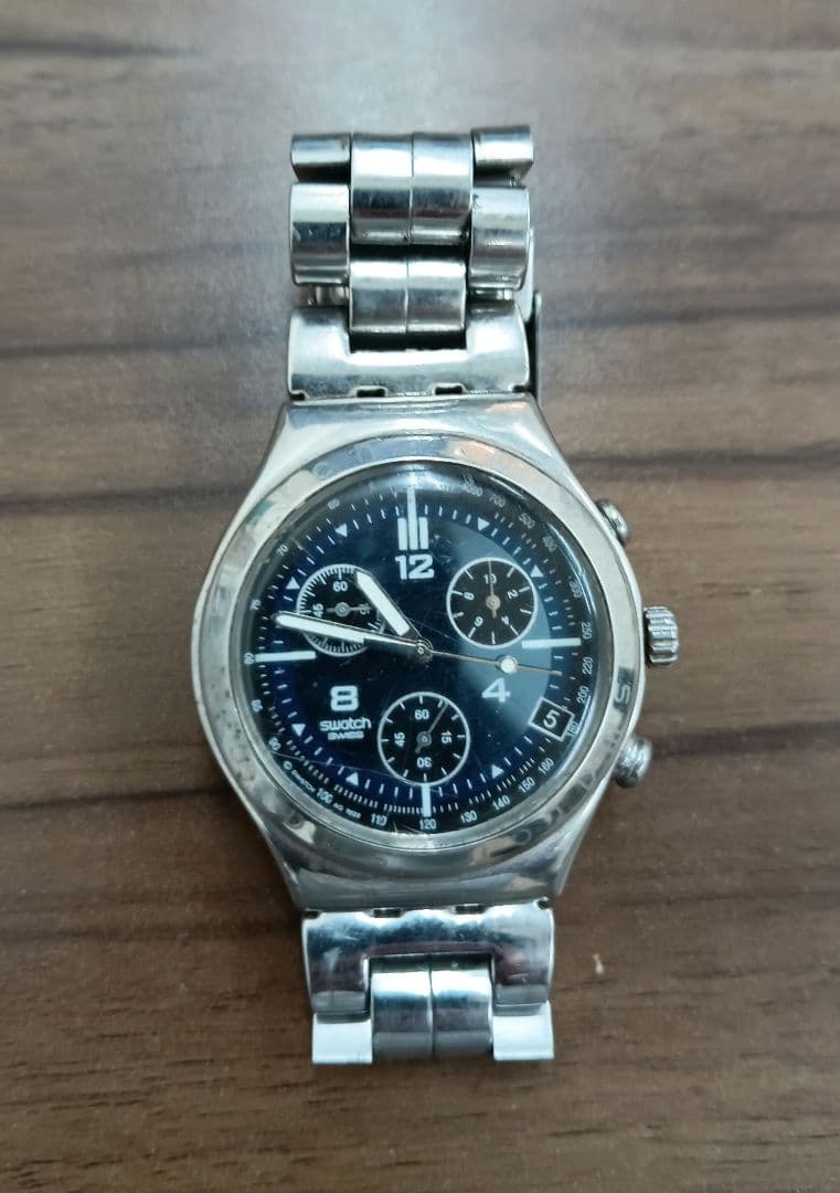 Swatch Chronograph Quartz Watch with Defects