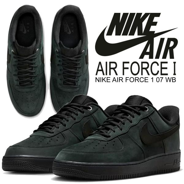 耐克 Air Force 1 '07 WB 黑色 NIKE AIR FORCE 1 07 WB 黑/黑 cj9179-001