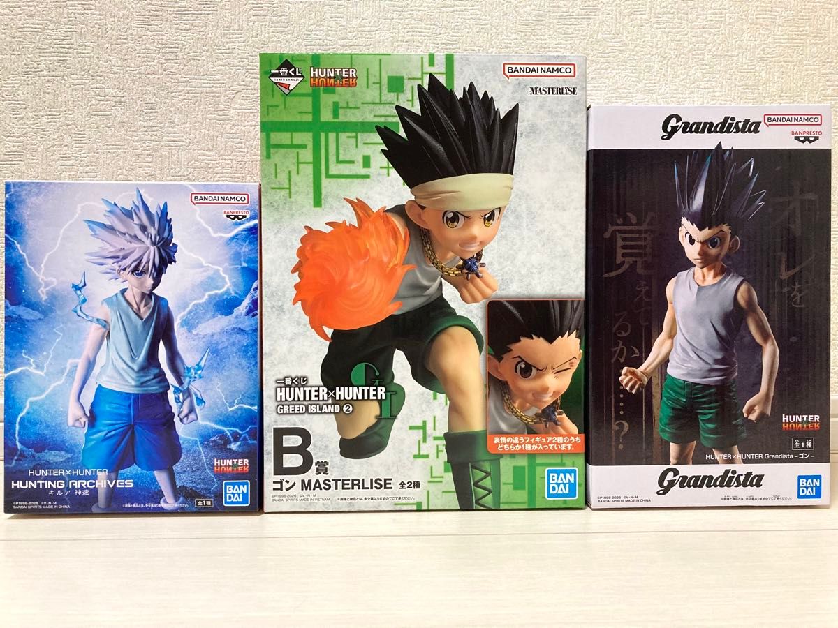 HUNTER × HUNTER花样滑冰3体套装贡基尔未开封最抽签