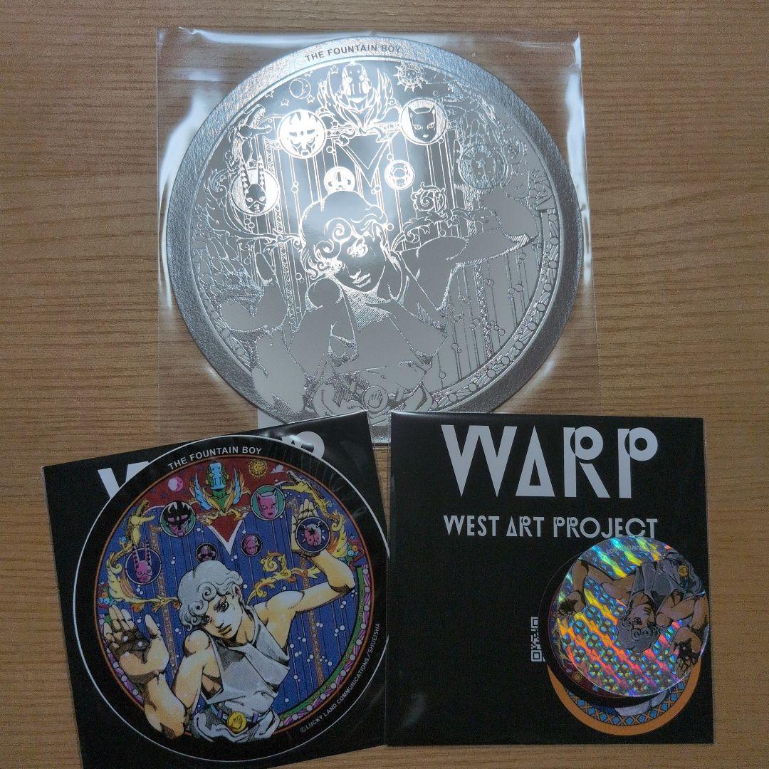 荒木飞吕彦喷泉小僧贴纸套装明信片大坂限定WARP