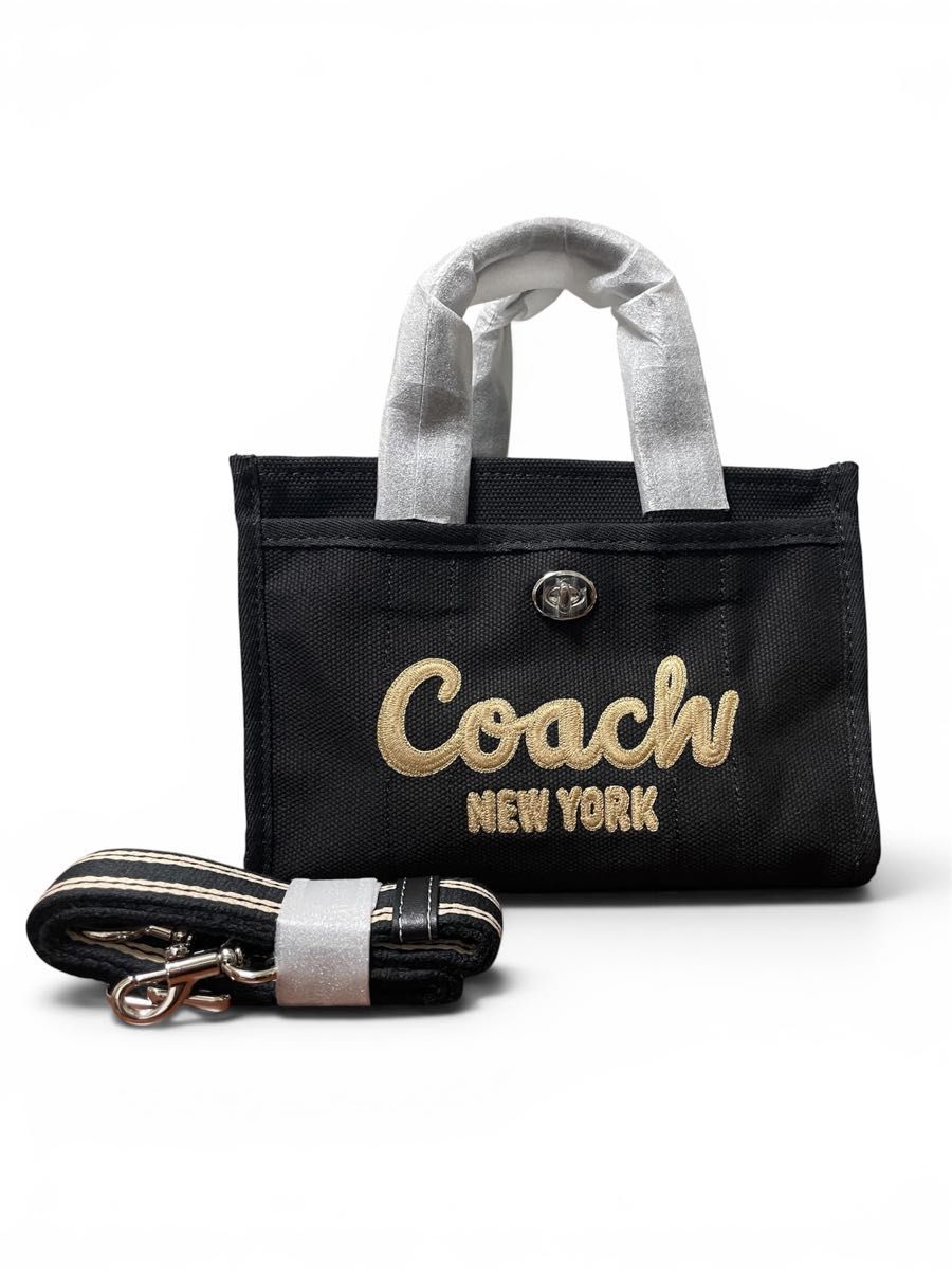 【全新未使用】 COACH 蔻驰 CP164 黑色 2WAY 单肩包