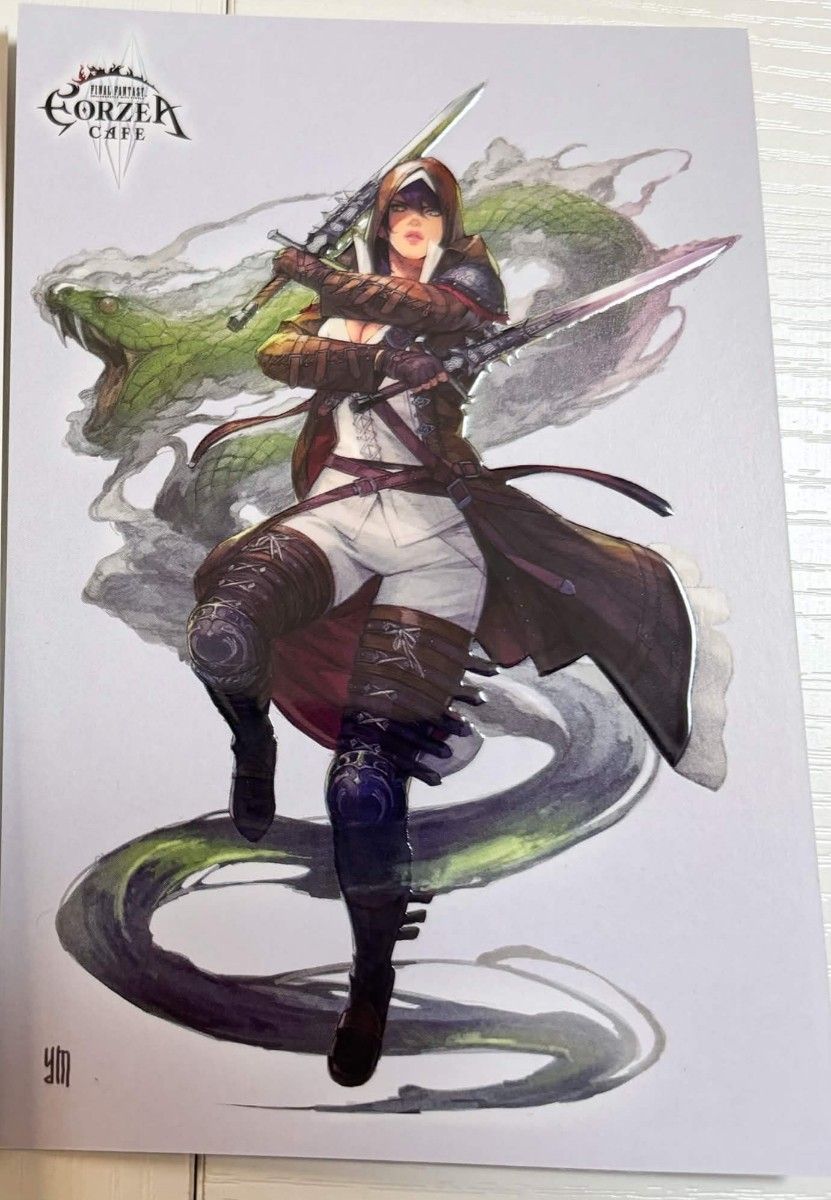 FF14明信片eo cafe限定viper