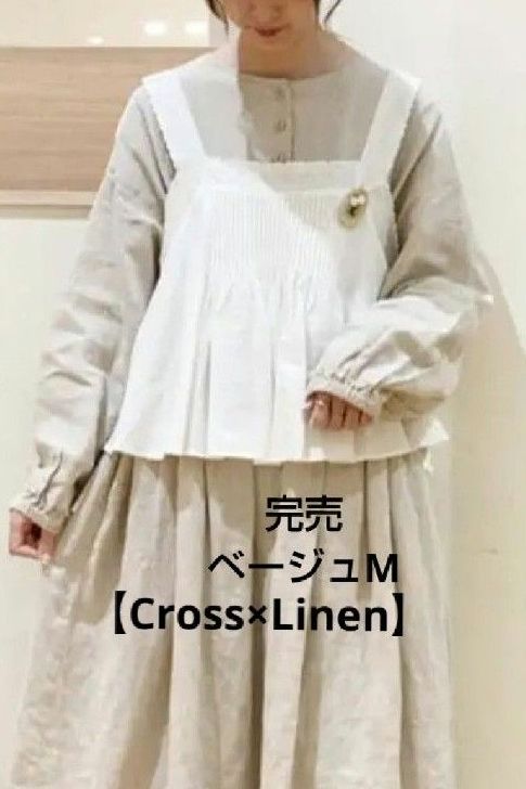 SM2 Samantha Mos2 【Cross×Linen】褶皱连衣裙 全新 米色 M码 售罄