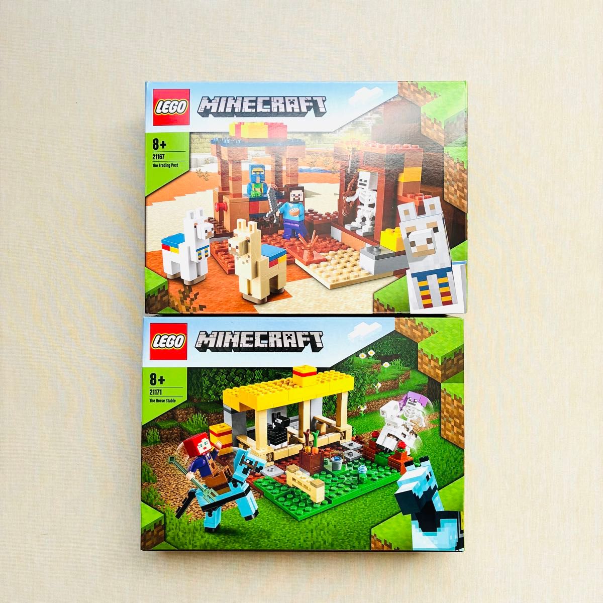【未开封】乐高LEGO minecraft两点套装21167 21171