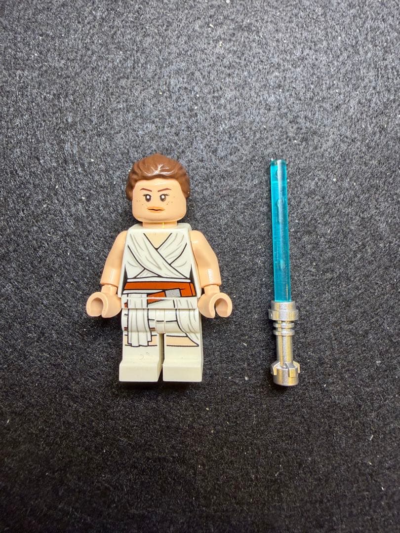 【正規品】LEGO スターウォーズ レイ ミニフィグ ライトセーバー付き