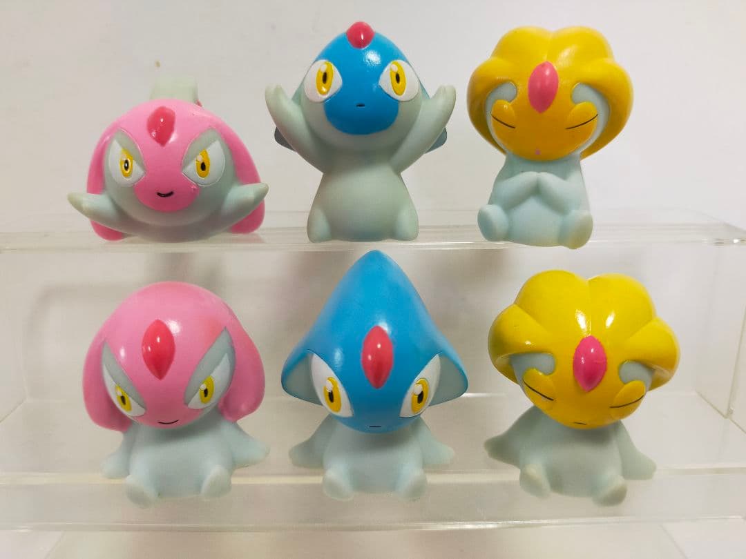 Pokemon Kids Finger Puppets Agnimo Emilit Yukshi 6-Piece Set Bundle