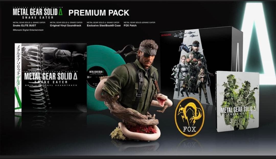 Metal Gear Solid Snake Eater Premium Pack (Game Software Not Included)
