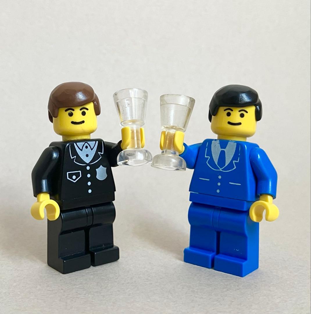 【LEGO】乐高 迷你人偶 两位公司职员干杯