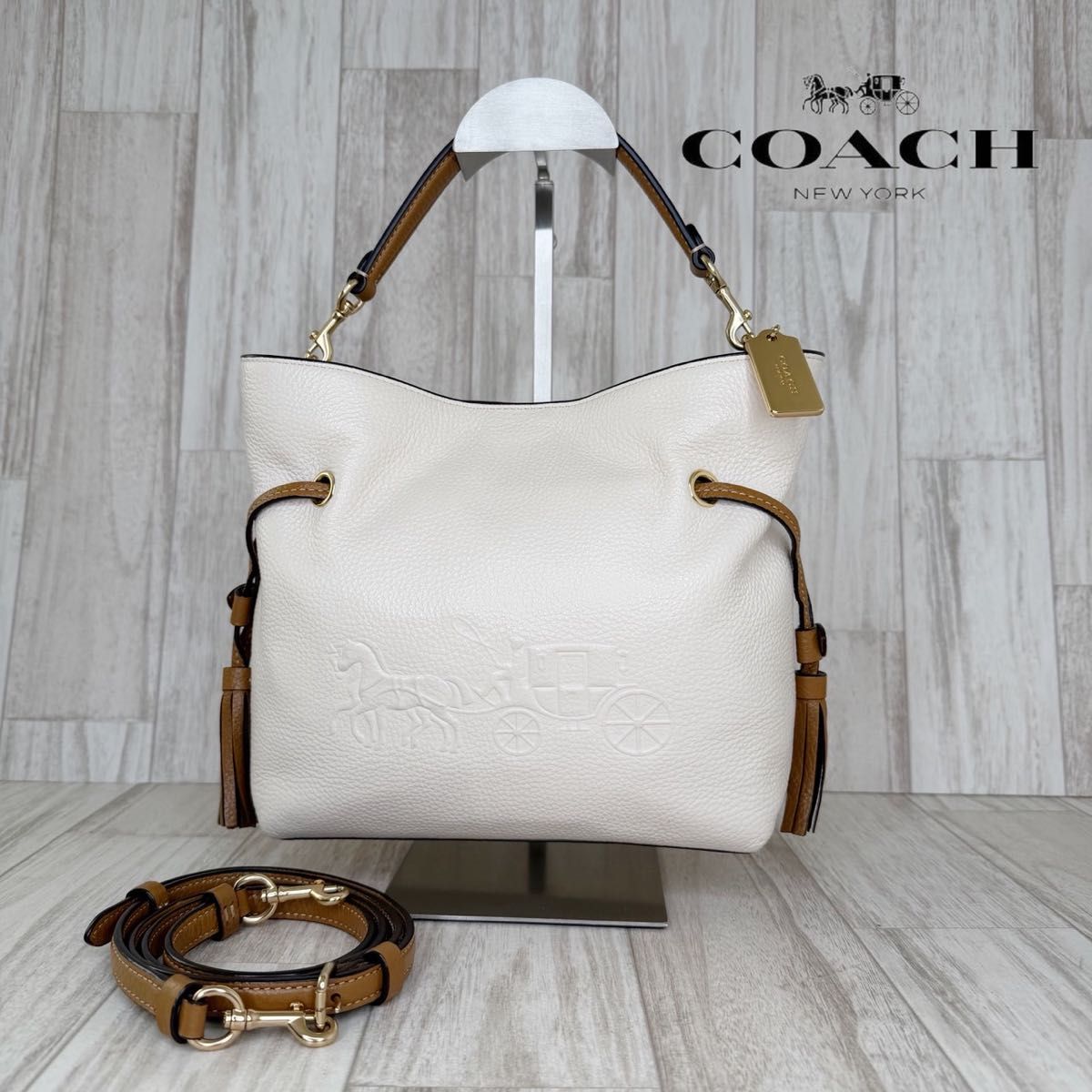 COACH コーチ　レザー　2WAY ハンドバッグ　ショルダーバッグ　70