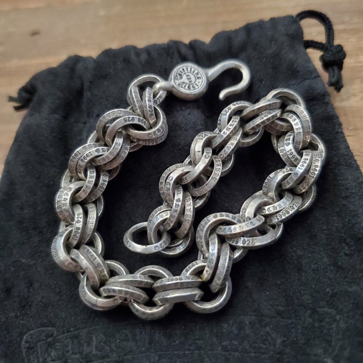 CHROME HEARTS 克罗姆哈茨 手链 纯银925 青山店购入