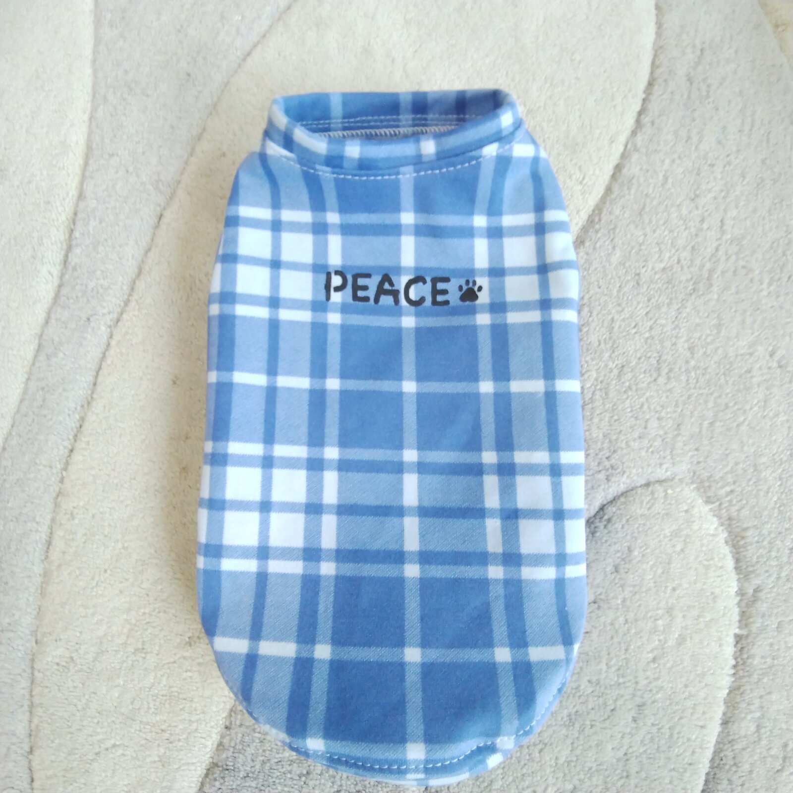 狗狗衣服！M码！格纹