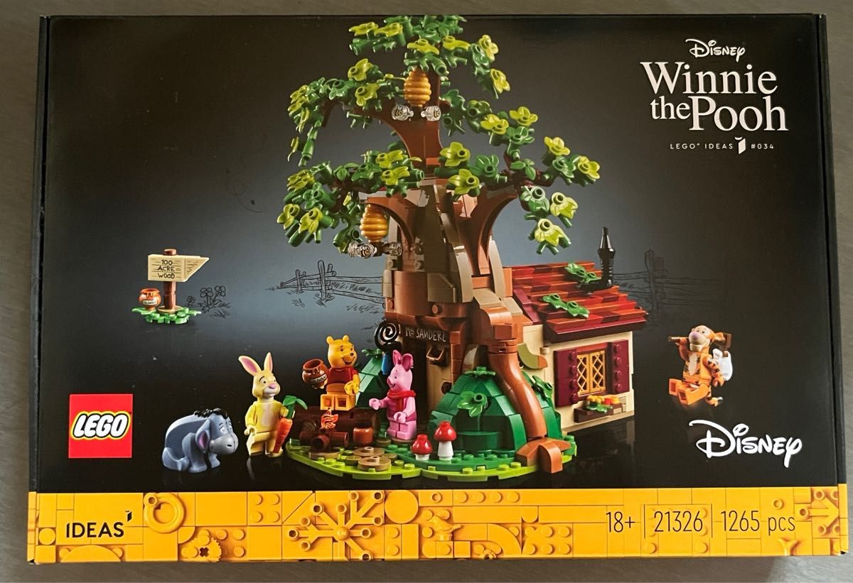新品未开封乐高创意21326熊普先生Winnie the Pooh IDEAS迷你菲格