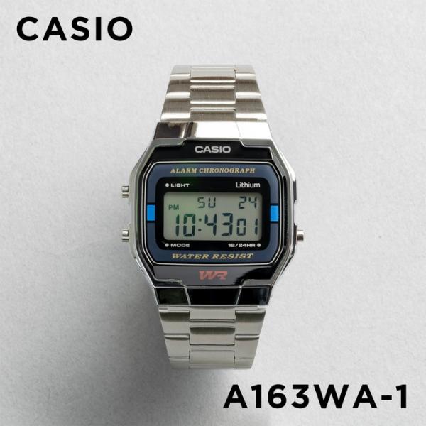 CASIO STANDARD MENS 卡西欧 A163WA-1 腕表 手表 品牌 男士 女士 平价卡西欧 数字式 带日期 日本未发售 礼品