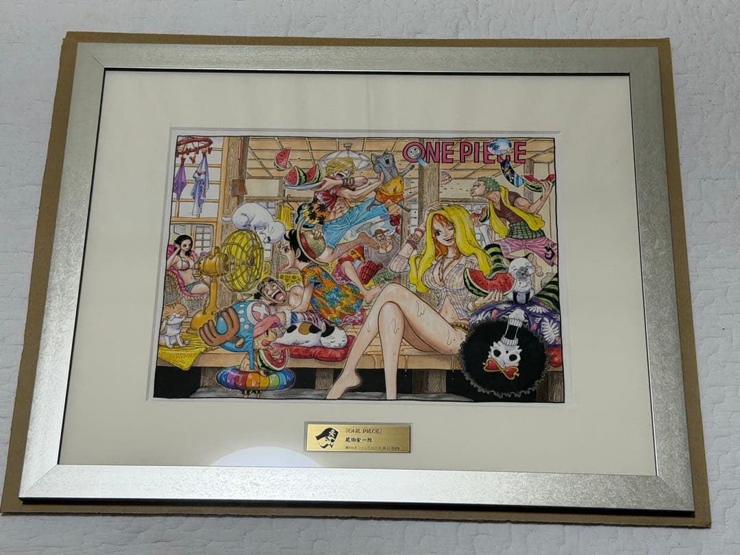 WJ50 周年限定 ONE PIECE 尾田栄一郎 複製原画 ジャンプ ワンピース