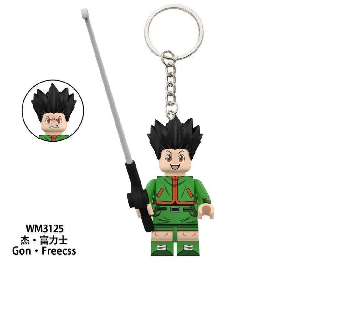 ☆钥匙扣限量版 LEGO兼容 HUNTER 贡 小人仔 带钓竿