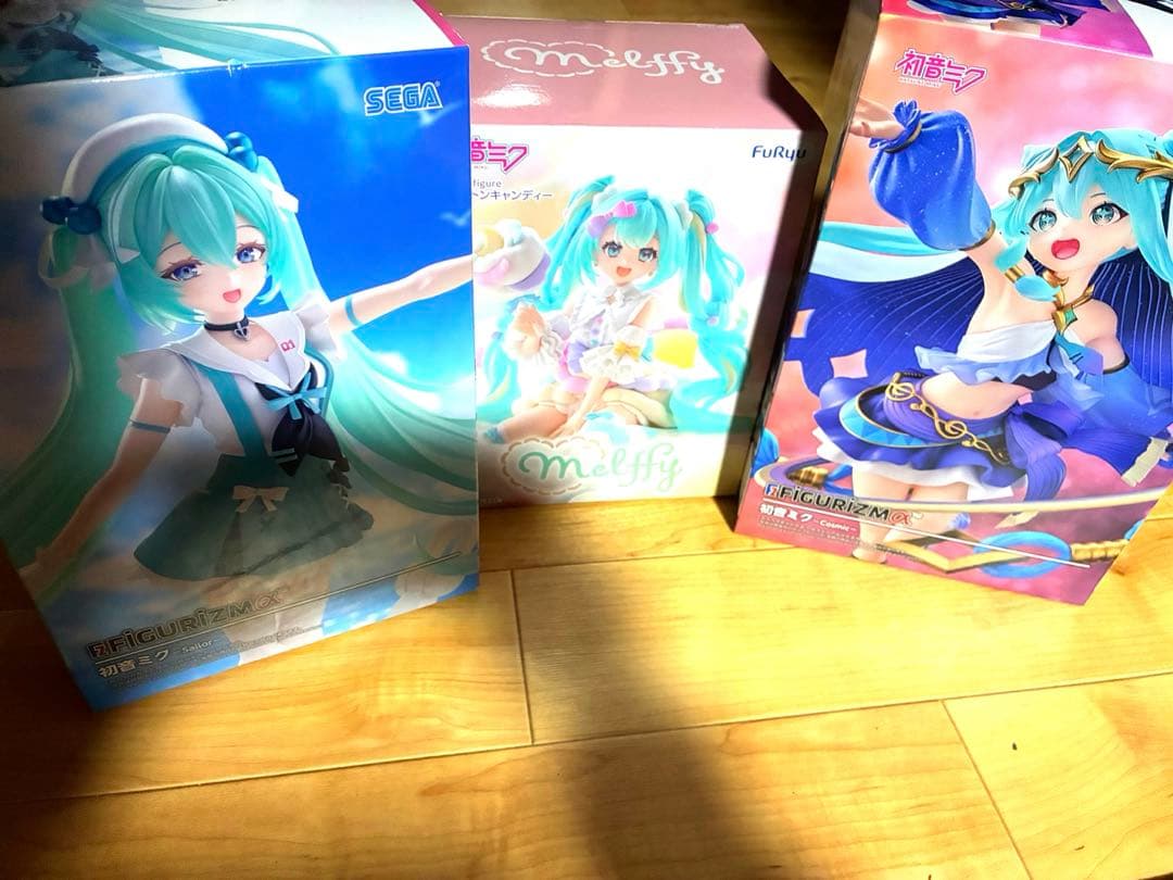 初音未来 手办 3件套装