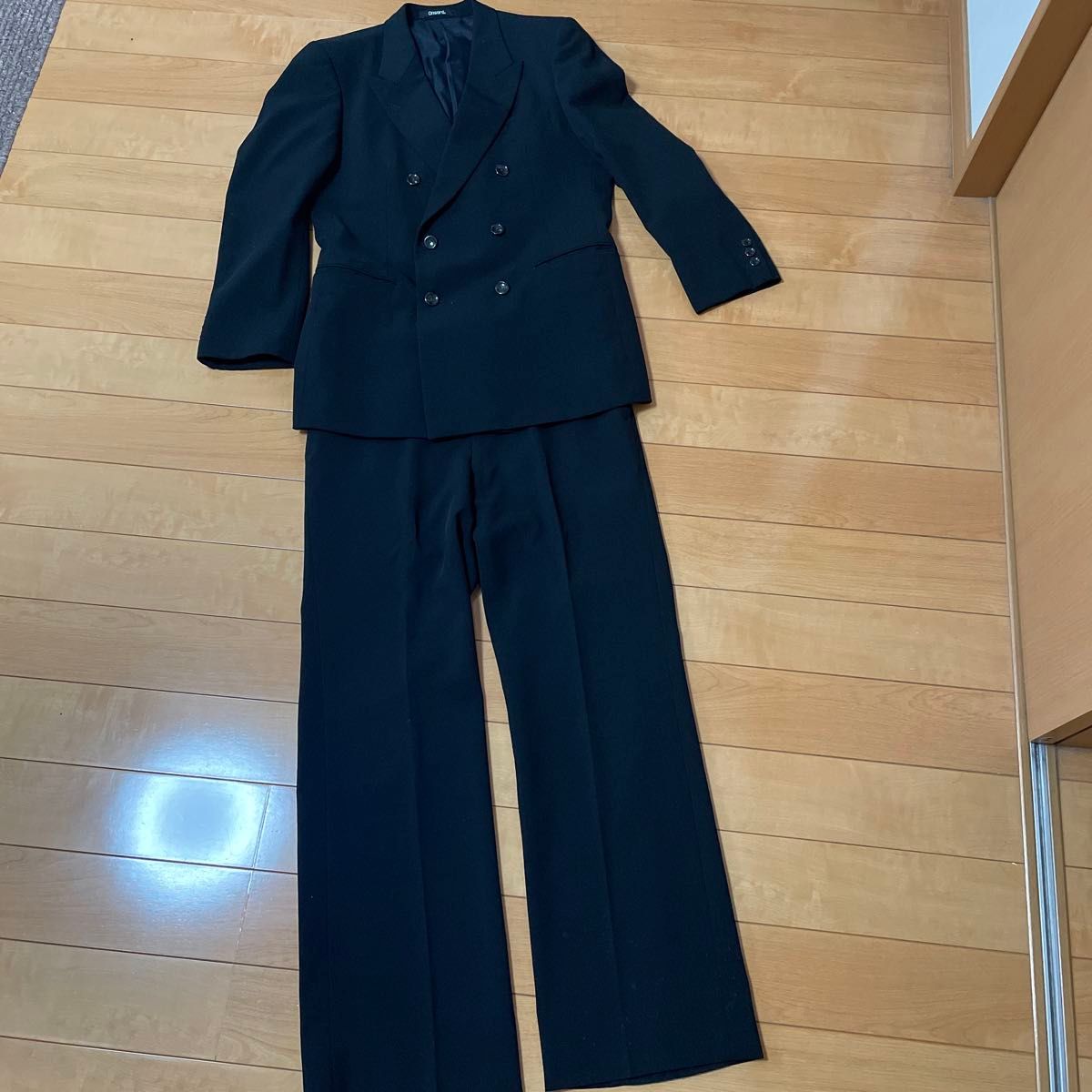 メンズ ダブルスーツ ブラックフォーマル 礼服 セットアップOnward フォーマル スーツ セットアップHAMPTON