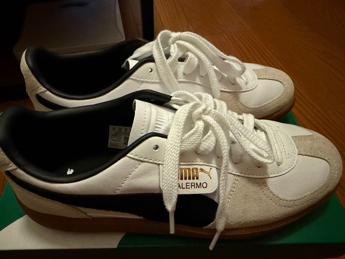 PUMA PALERMO 彪马 帕勒尔莫 运动鞋 白色 黑色 27厘米