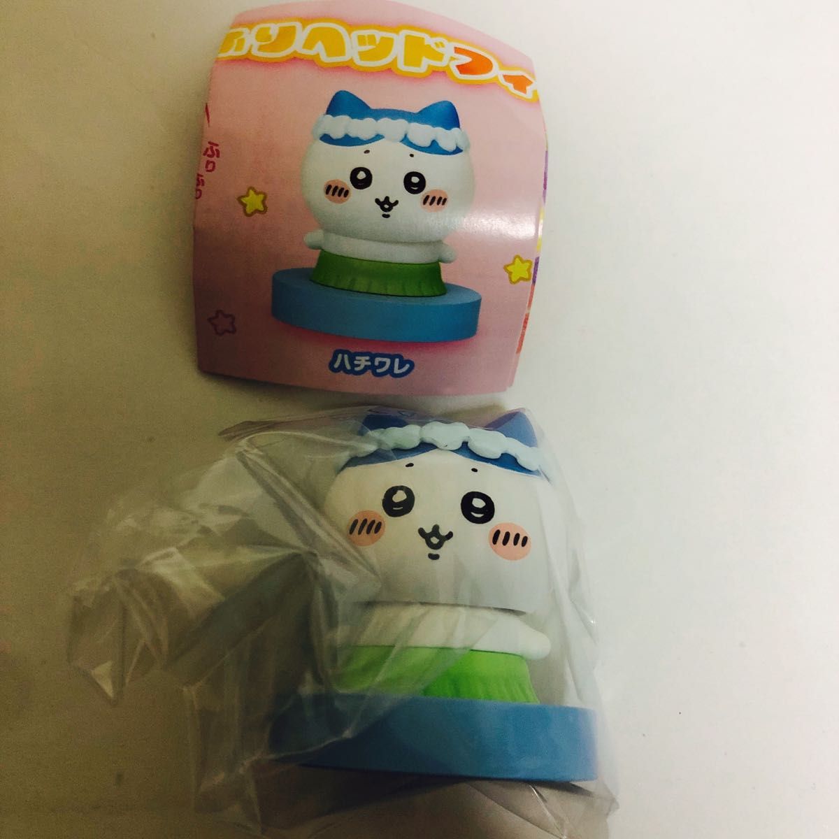 Chiikawa Movie The Secret of Mermaid Island Fluffy Head Figure Hachiware Gacha Figure