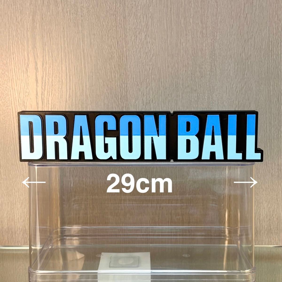 龙珠 标志手办 大号 29厘米 DRAGON BALL 标题标志 手办 无印 展示