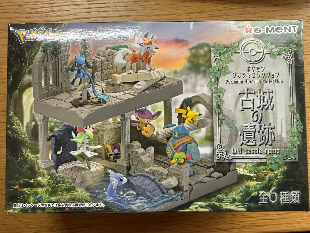 RE-MENT Pokemon Diorama Collection Ancient Ruins 4 Sets 2.3.4.6