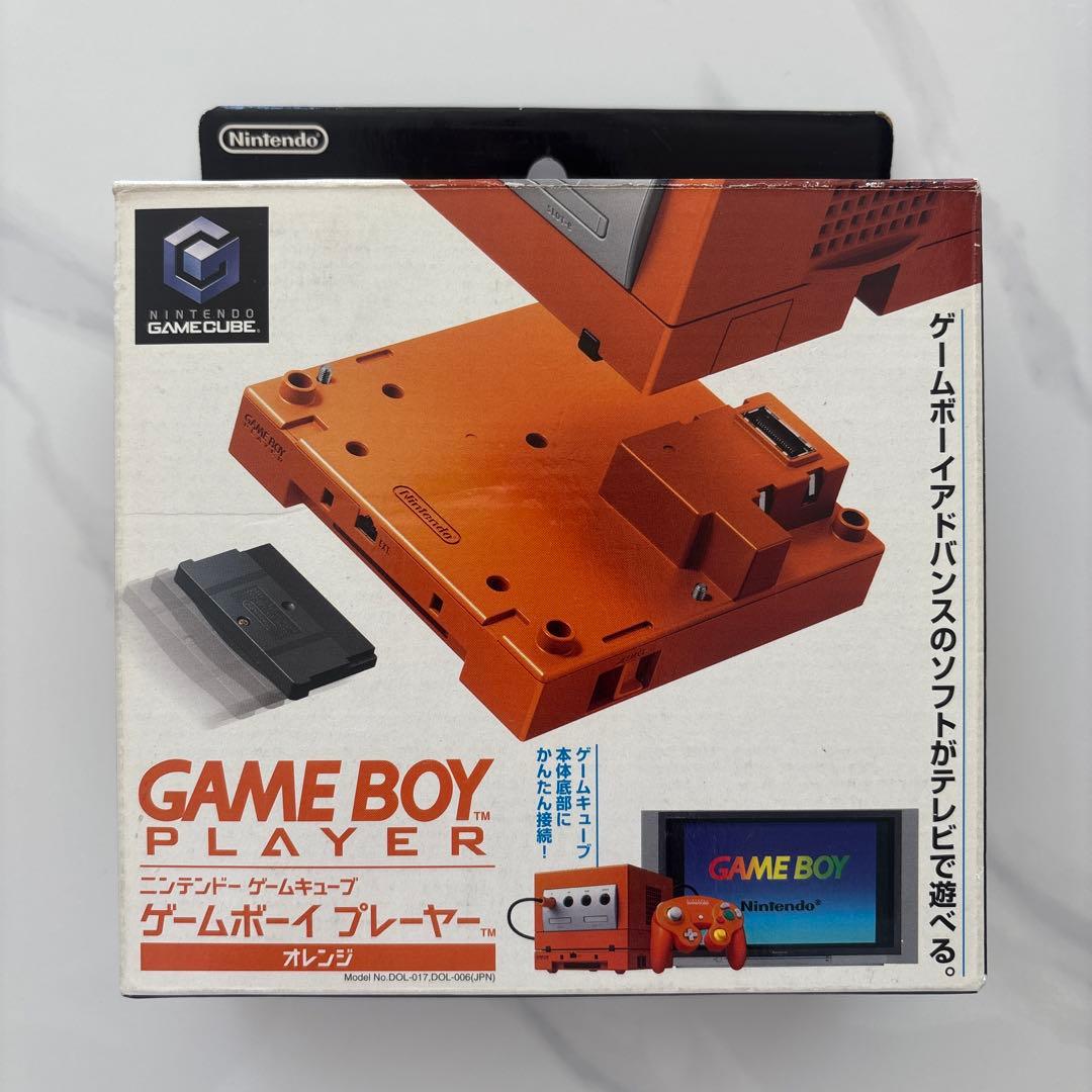 【品相良好，带包装盒】Game Boy Player 橙色 启动磁盘