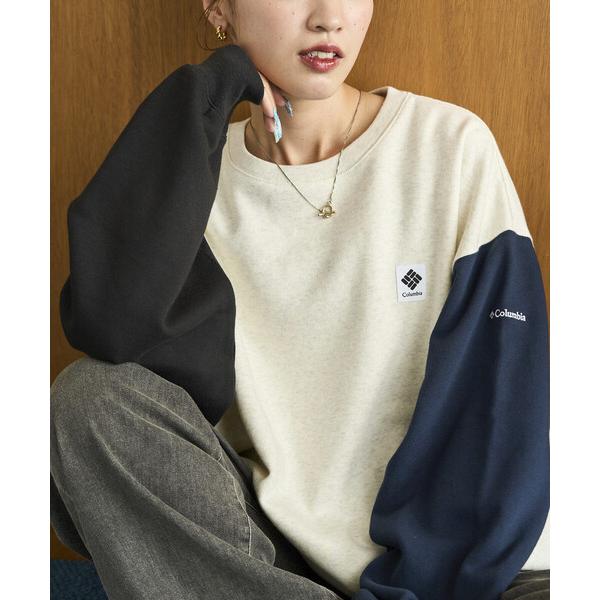 哥伦比亚 运动卫衣 反面起毛 限定发售 Columbia × FREAK'S STORE/哥伦比亚 特别款 W IMPERIAL PARK SWEAT CREW/女士 帝国公园…