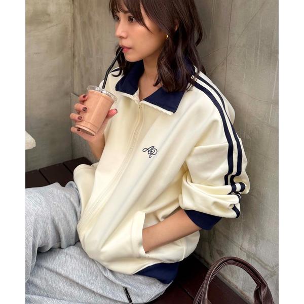 ジャージ ワンポイント刺繍ロゴ サイドライントラックジャケット「UNISEX ITEM」 レディース メンズ