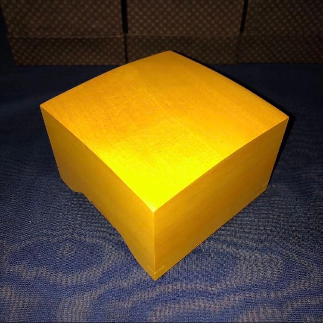 本榧·将棋棋盒·银杏倒角·高桥工艺·传统工艺品·小件匠人作品·带装饰盒（2）