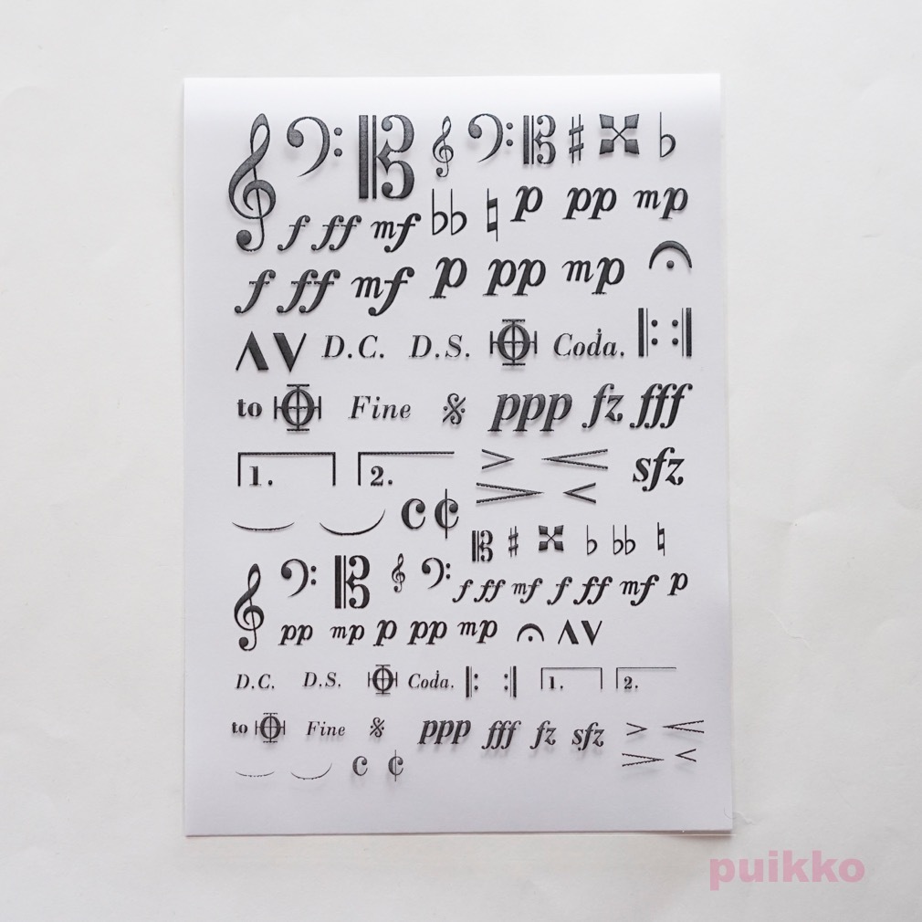 音乐符号树脂封装用薄膜