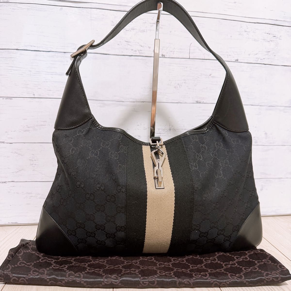 『成色极佳』 GUCCI (古驰(Gucci)手提包 GG 帆布