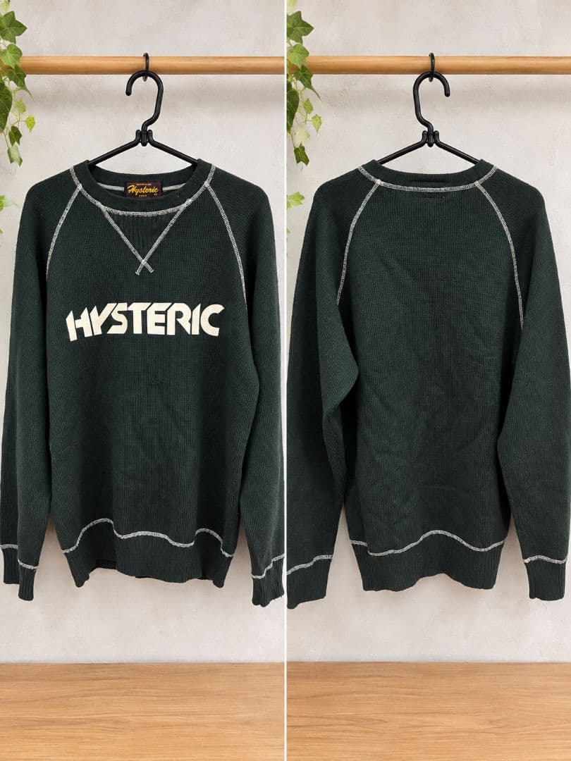 Hysteric Glamour HYSTERIC LOGO KNIT Logo Print Knit