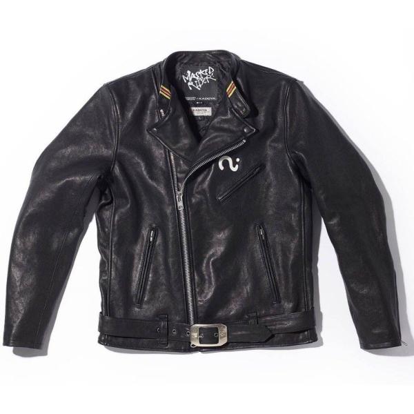 KADOYA カドヤ MASKED-R BLACK JKT サイズ：M レザージャケット ジャケット アパレル