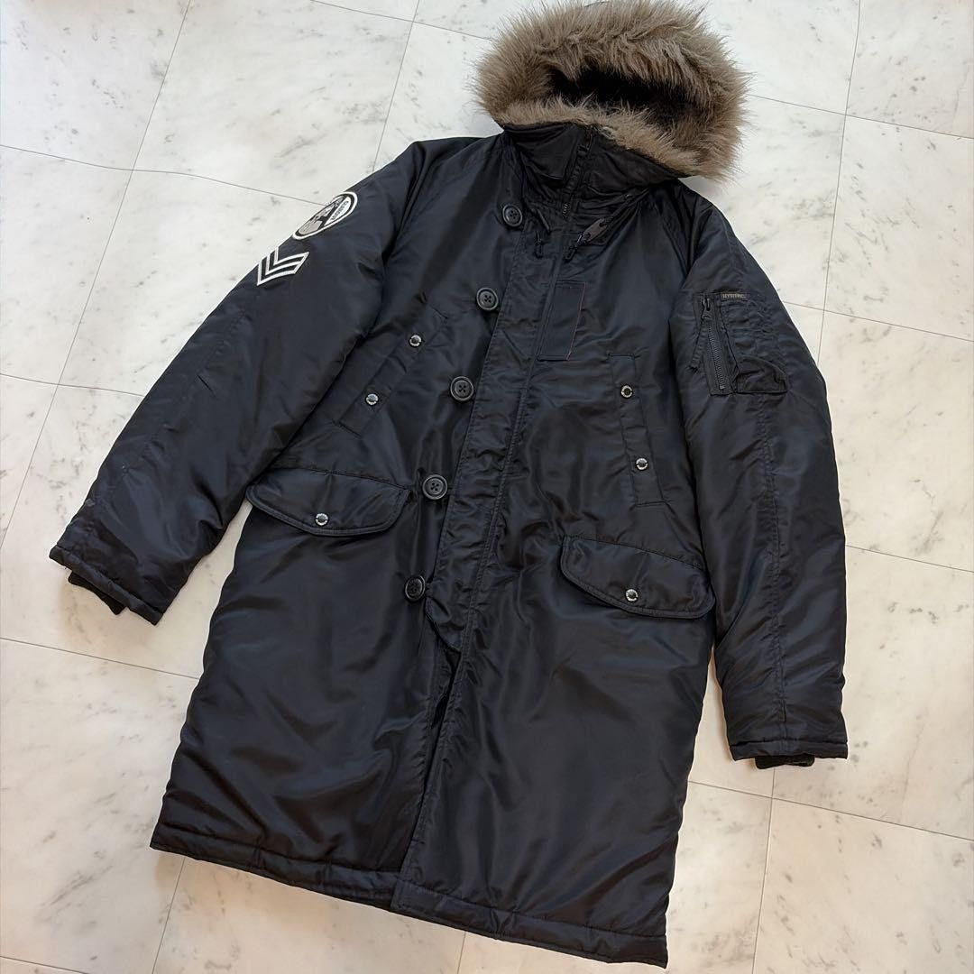 HYSTERIC GLAMOUR ヒステリックグラマー N3B 夹克可水洗 飞行夹克 黑色
