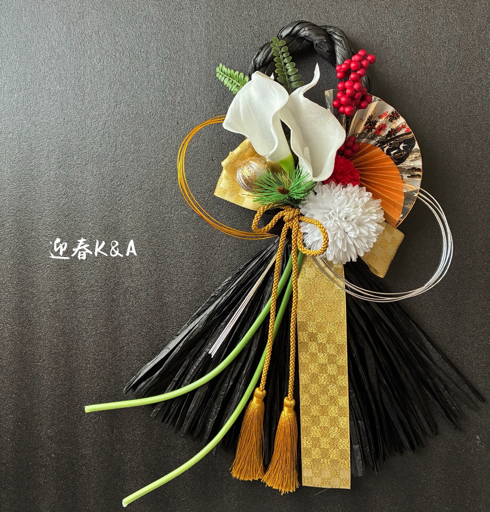 注连绳 注连饰 花环 新年装饰 注连花环 2027年早鸟优惠