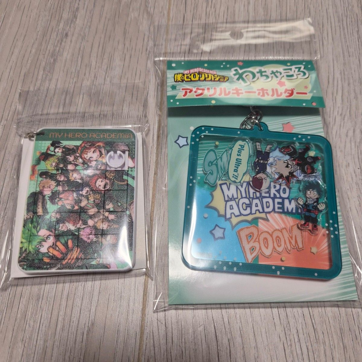 My Hero Academia Wachoro Acrylic Key Holder Slide Puzzle Key Holder Set