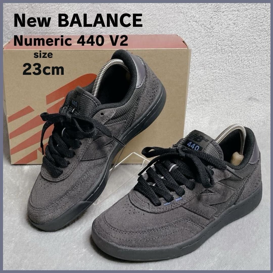 【極美品】 New BALANCE Numeric 440 V2 23cm グレー ニューバランス