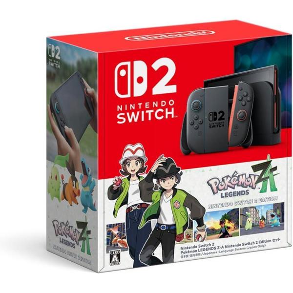 ★任天堂 任天堂Switch2 国内版 日语版 宝可梦 传说Z-A 任天堂Switch2版 套装 BEE-S-KB6PC 全新 主机