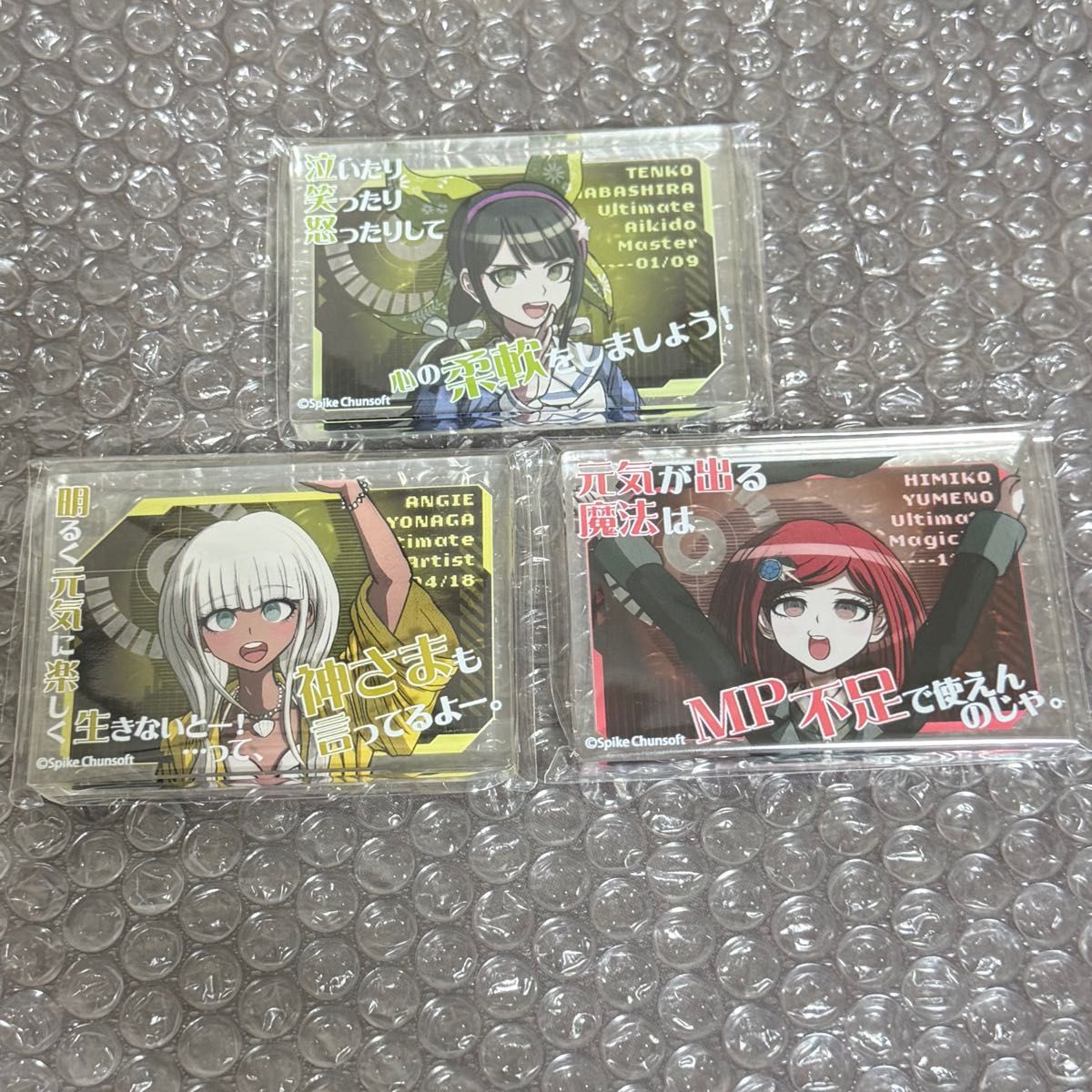 Acrylic Block Danganronpa Night Chief Angie Kameno Secret Child Cha Pillow Acuko Acubro Daiso Celia Hyakuen