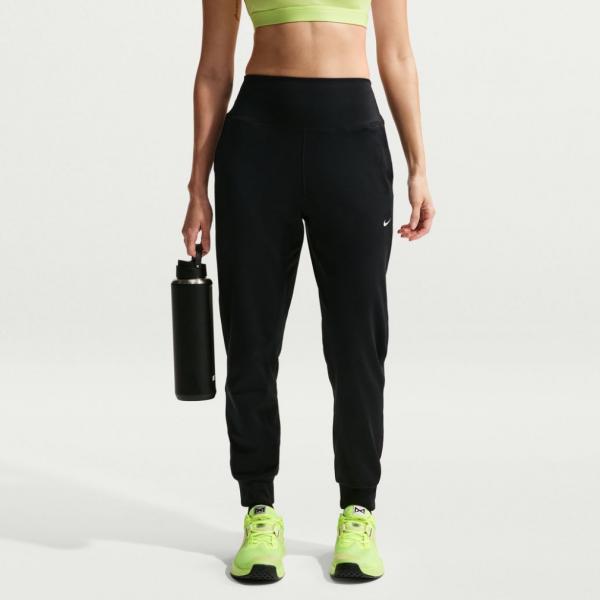 耐克 女士 针织裤 女款 一件式 DF HR 针织慢跑裤 IB9140 010 运动服饰:黑色 NIKE