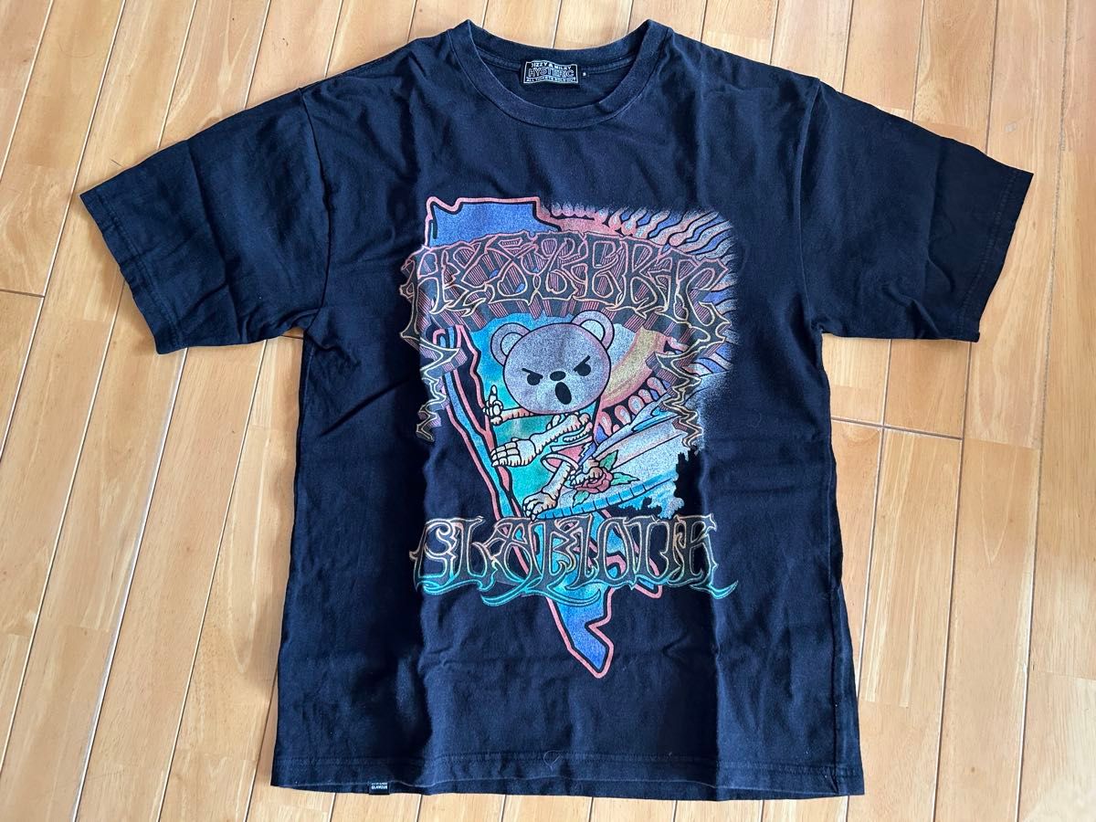 HYSTERIC GLAMOUR歇斯底里魅力DEAD BEAR SURF小熊t恤黑色S