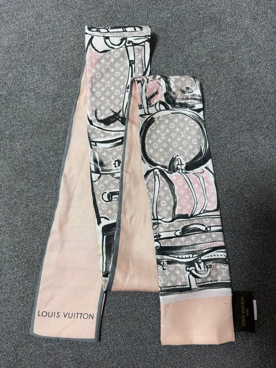 路易威登 鲜花图案丝巾 粉色系 M73965