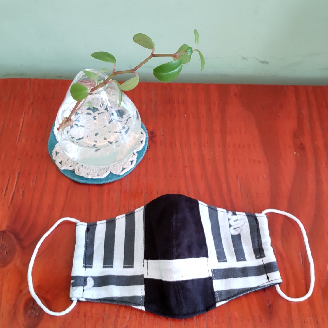 队服蛇面具★儿童用★布口罩★双层纱布★立体口罩★鬼★和风图案★角色★灭