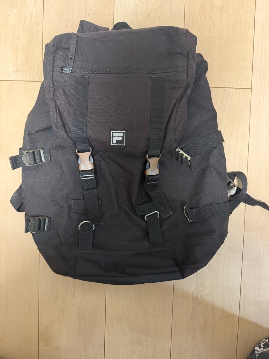 FILA Fila Backpack Black Large Capacity