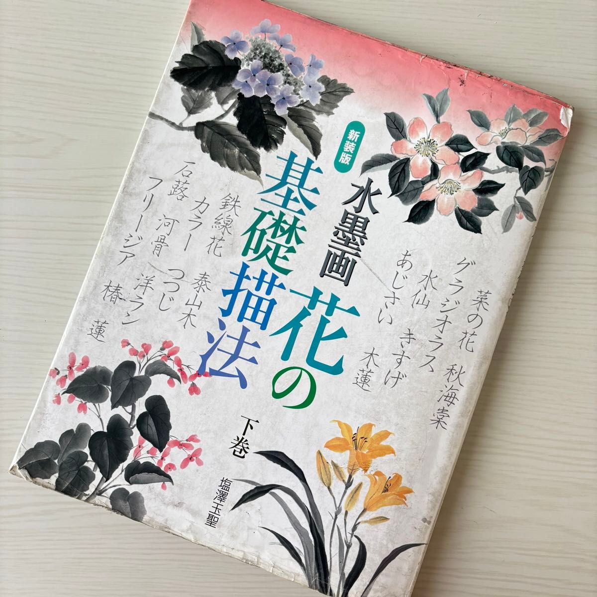 水墨画 花の基礎描法 下巻 塩澤玉聖