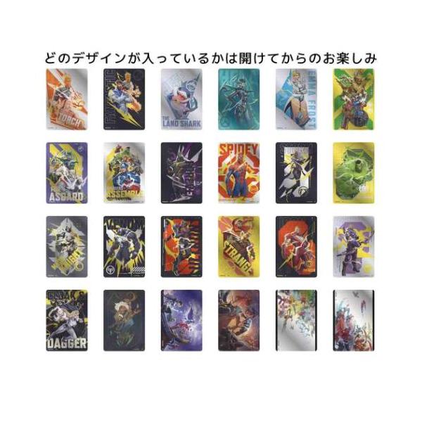 コレクター雑貨 MAVEL RIVALS マーベルライバルズ メタリックカードコレクション 全24種の内どれか1個 MARVEL コレクション雑 爆買